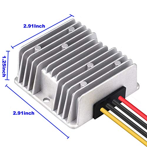 DC Voltage Converter Regulator DC 12V(10V-16V) Step Up to 56V 3A 168W Waterproof Car Power Supply Electronic Boost Transformer for Golf Cart Club Car4
