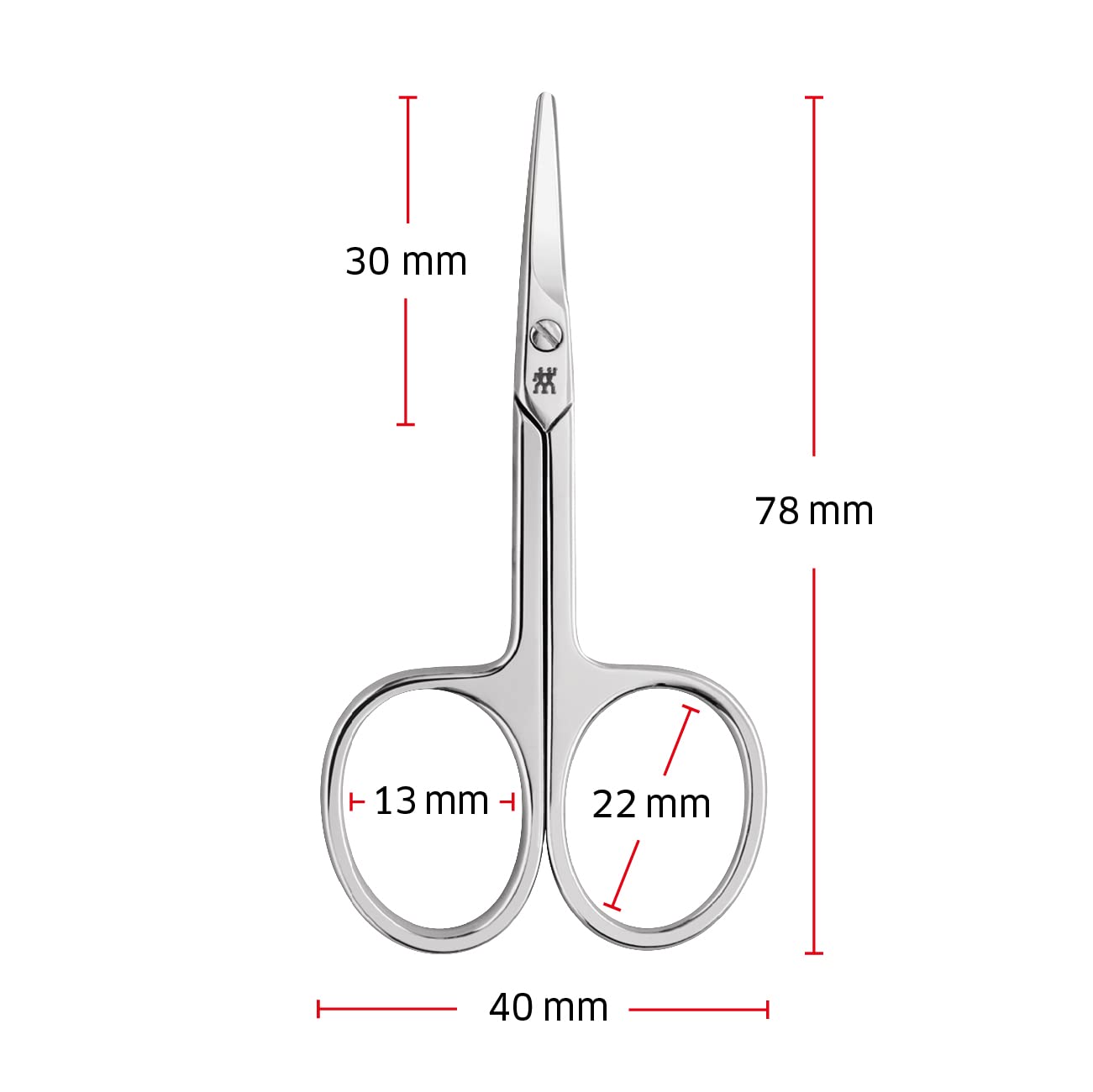 ZWILLING Ciseaux à ongles pour bébés et enfants (avec lame incurvée pour les ongles des pieds et des mains, utilisation sûre), Polis, 85 mm