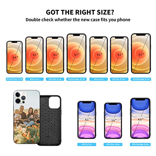Easycosy Personalized Picture Phone Cases For 14 13 12 11 Pro/Max/Mini Xr X Xs Max Custom Multiple Photo Iphone Case For Friends Family Birthday Gifts Customized Full Protection Tpu Cover #TOP2