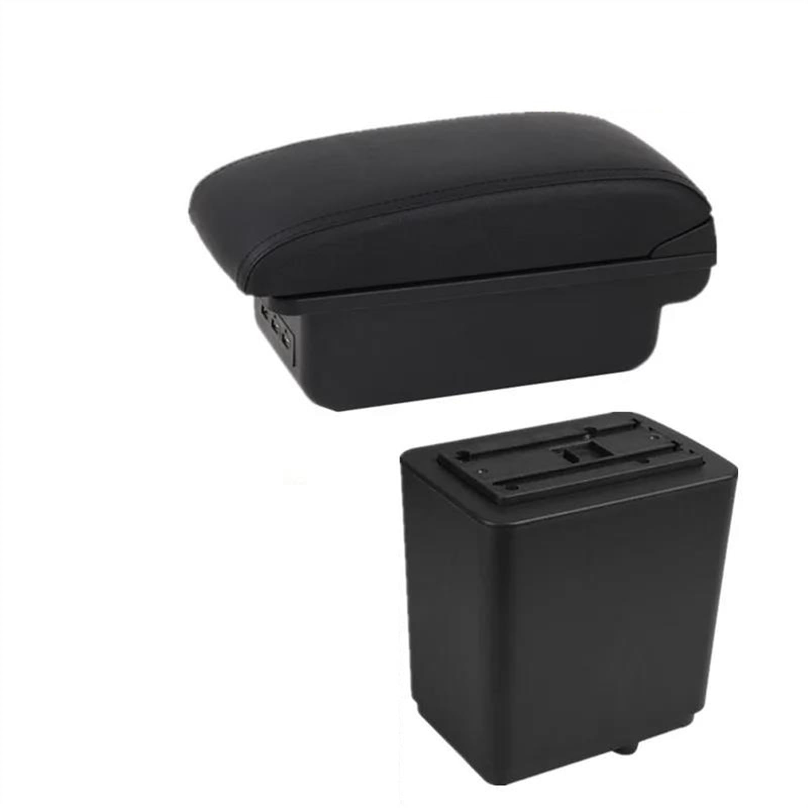Ysdsls B1 Black Line 3Usb Armrest Box With Multifunctional Support Pu Cushion Car Interior Modification Accessories For Partner Tepee