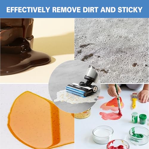 Image of Replacement Brush Rollers and Filters Compatible with Tineco S3 Serise Cordless Wet Dry Vacuum Cleaner, Accessories inclue 3 Filters & 3 Brush Rollers, Efficient Replacement Part for Clean Floors