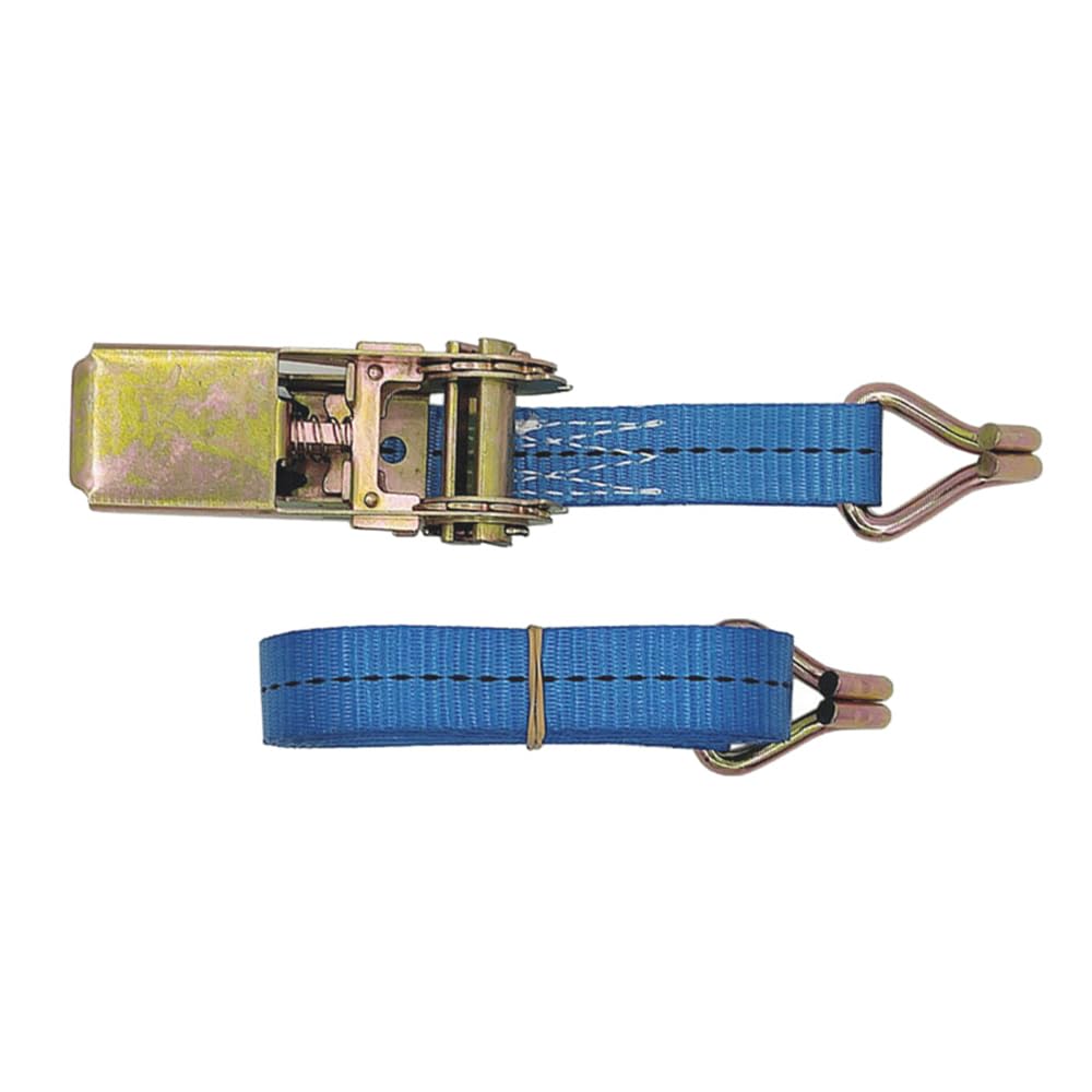 Cinghie a cricchetto 5M poliestere for auto camion carico cinghie di ancoraggio for bagagli confezione da 2(2x Sle Hook)