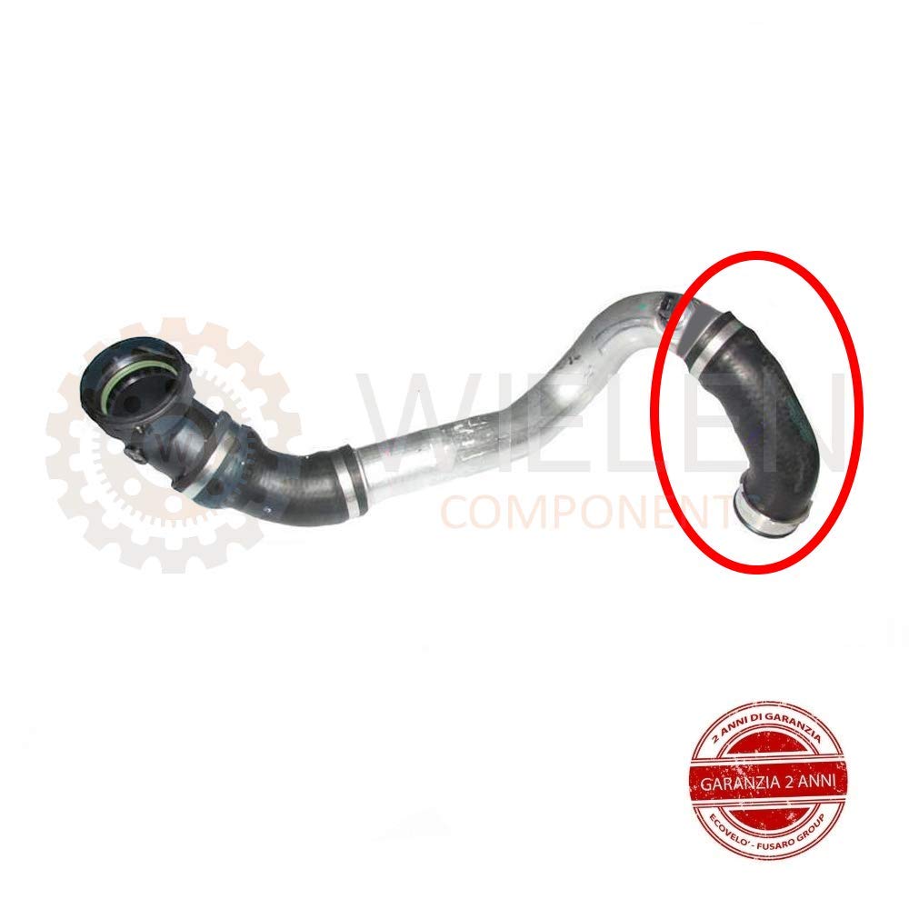 Manicotto Intercooler Per BMW Serie 3 E46 330 D/XD/CD - Diametro 48 Mm, 5 Mm Spessore, Compatibile Con 11617799398