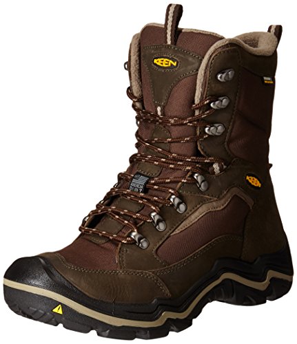 KEEN Men's Durand Polar Winter Boot, Cascade Brown/Gargoyle, 8.5 M US