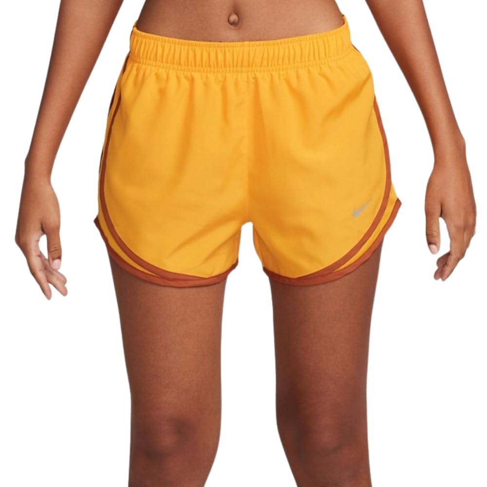 Nike Women's Dri-fit Tempo Track 3.5 Short (US, Alpha, Small, Regular, Regular, Sundial/Wolf Grey)