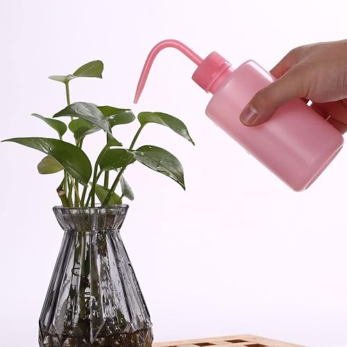 Miniatura 4 de 2 piezas de botellas de 8 oz Botellas de chorro de agua de material ABS para limpieza de tatuajes, lavado de material de laboratorio, riego de
