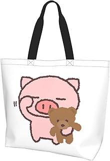 ぶたた 手提げバッグ 買い物袋 エコバッグ トートバッグ ショルダーバッグ 大容量 折りたたみ 携帯便利 贈り物 男女兼用