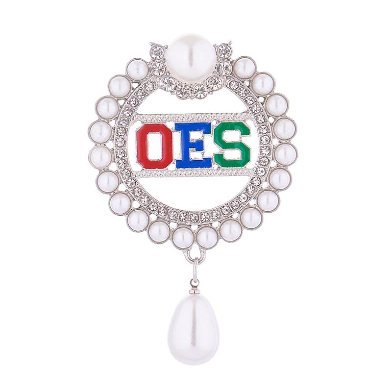 Broche OES Bijoux de Sororité l'Étoile de l'Est Cadeau Soror