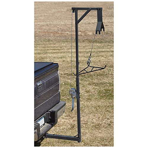 Guide Gear Deluxe Deer Hoist Stand For Hunting With Gambrel, Swivel Truck Hitch Lift System, Game Hanger For Field Dressing, Big Game #TOP1