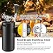 Ferroday 128Oz Mini Keg Growler Tap System, Homebrew Mini Beer Growler, Stainless Steel Draft Beer Dispenser With Faucet&Co2 Regulator, Portable Beer Tap System Keep Beer Fresh And Carbonation