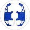Great-luck Aluminum Steering Wheel Paddle Shifter Extensions Covers,Shifters Replacement Kit 2 PiecesBlue for Golf MK7 GTI R R-line Scirocco 2014-2019