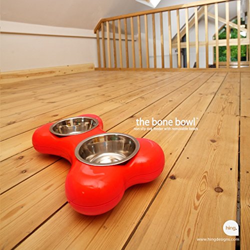 Hing designs, ciotola a forma di osso con piedini