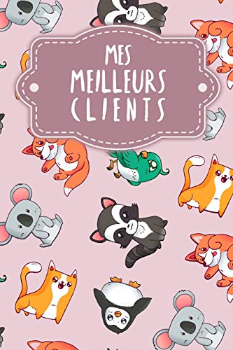 Mes meilleurs clients: Carnet à compléter pour l'enregistrement des conversations avec les (nouveaux) clients | Motif : Le règne animal rose (French Edition)