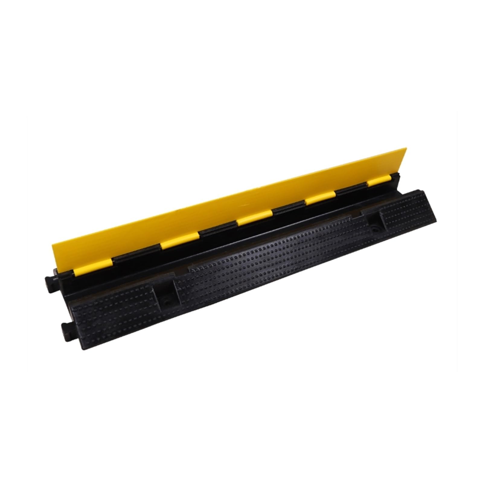 Pasacables Suelo, Canaleta Cables Suelo, Reductores de Velocidad de Goma para Carretera, Multicanal, para Cable(6.5cm/3in-Channel)