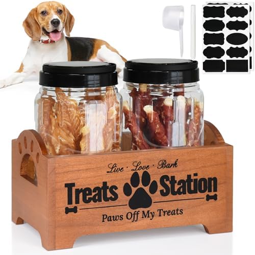 Dog Treat Container Dog Food Container for Dog Food Storage, Farm...