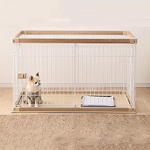 Amazon.co.jp: 犬ケージクレート、47インチの特大犬小屋、安全ドア付き