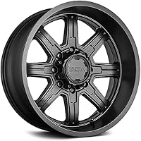 Ultra Menace 8-Lug Black Wheels 17 In 17x9 12 229-7987SB+12