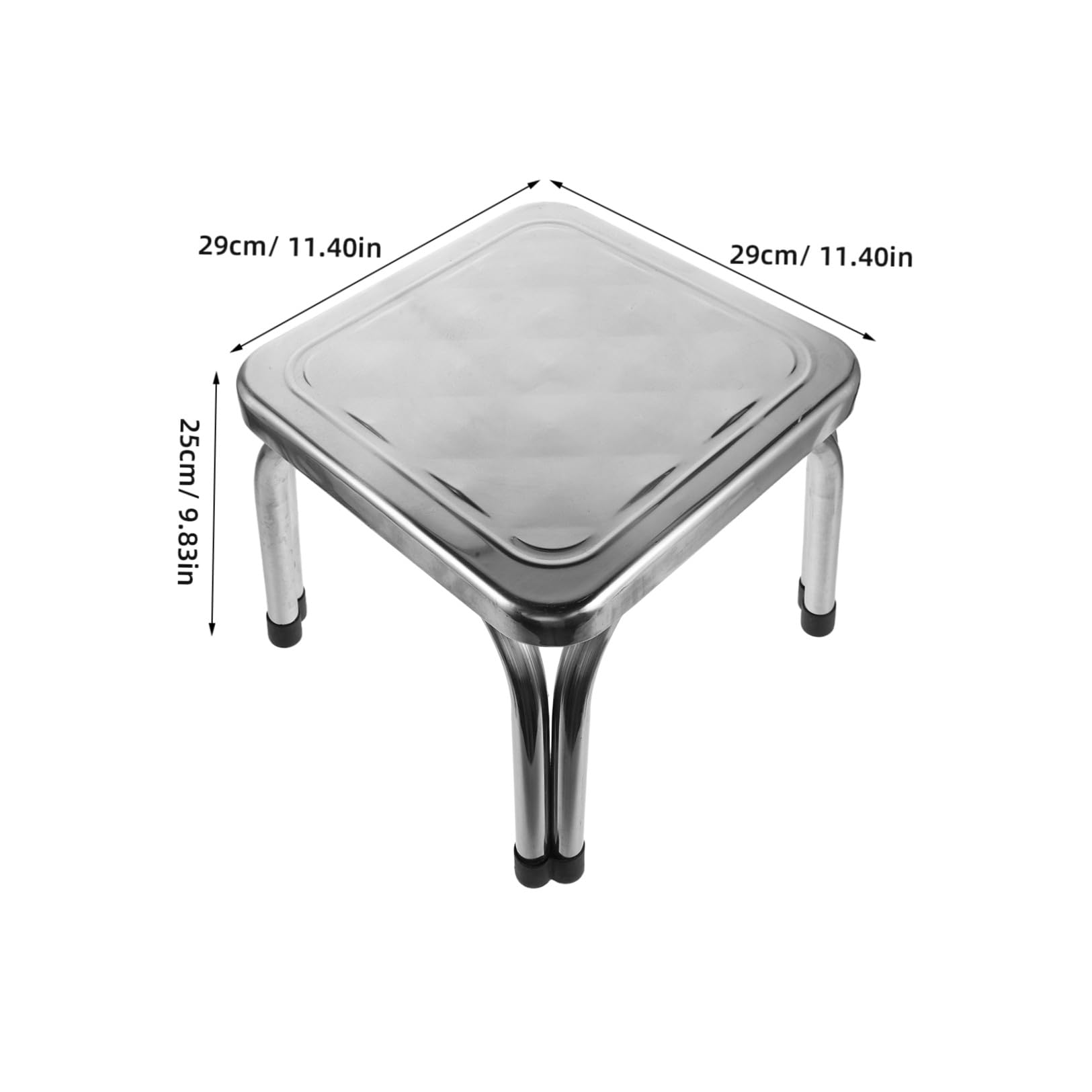 Taburete y Limpieza Fácil de Ducha Antideslizante de Acero Inoxidable Estabilidad Mejorada Asiento Compacto para Baño Adecuado para Personas Mayores Hogar