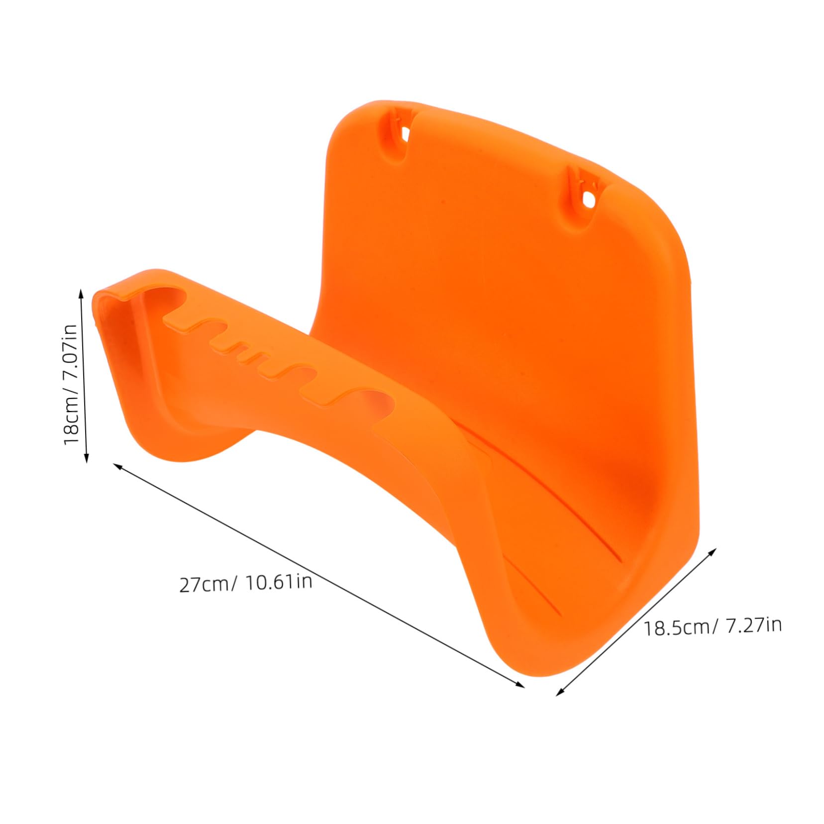 OFFSCH Wall Mounted Garden Hose Storage Rack Durable Outdoor Hose Holder for Lawn Care Car Washing Gardening Accommodates Multiple with Integrated Spray Nozzle Holder