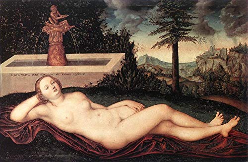 Peintures sur toile de collection Cranach l'Ancien : tableau art celebre a l'huile