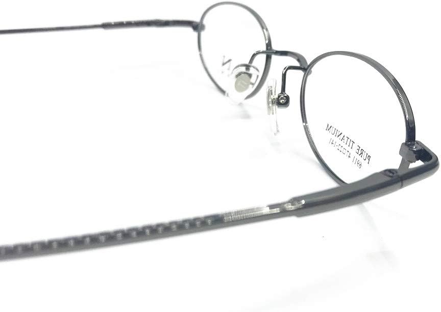 Titanium Spring Hinges Vintage Small Oval 44mm Eyeglass Frames Full Rim Men Women Glasses