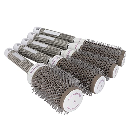 Set di spazzole per capelli rotonde, set di