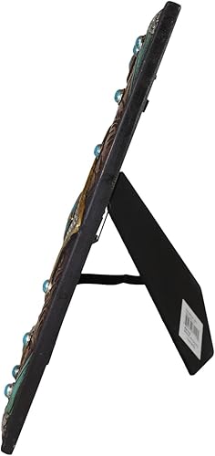 Miniatura 3 de Ebros Gift Alfileres rústicos de imitación de color turquesa occidental, de piel sintética, con diamantes plateados, para colgar en la parte trasera