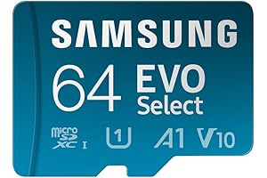 Samsung 64GB EVO Select MicroSD Card with Adapter
