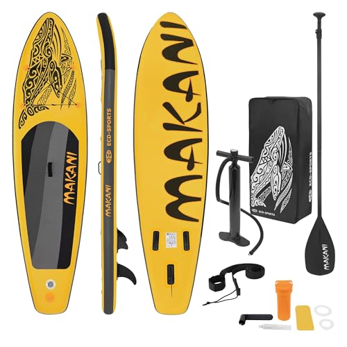 ECD Germany Tabla Sup Makani 320 x 80 cm Amarillo