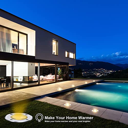 AHOTSUK Luci da terra a LED da 3 W, alimentate a