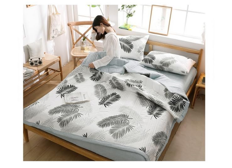 Amazon｜Yubbuio ベッドスプレッドプリントキルトシングルダブル