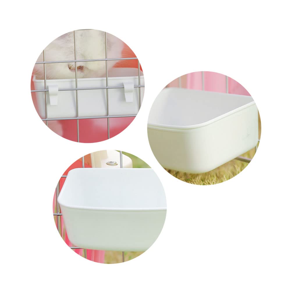 Vaschette Appese Per Uccelli 2 Pezzi - Ciotola Per Cibo E Bagno Per Pappagalli E Animaletti, Con Gancio - Foto 9