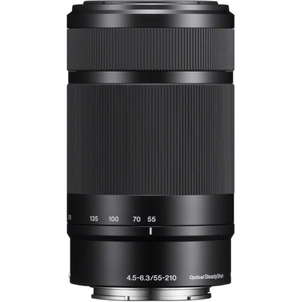 Sony 55-210mm f4.5-6.3 OSS Telephoto E-Mount Lens | Black Bundled with 49mm UV Filter 5-Piece Camera Cleaning Kit Lens Cap Keeper Microfiber Cloth product thumbnail 4