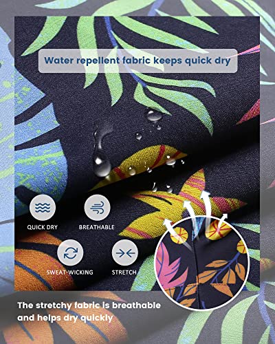 Image of maamgic Mens 5 Inch Stretch Swimming Shorts Compression Liner Swim Trunks Swimwear Bathing Suits Beach Wear Swim Suits