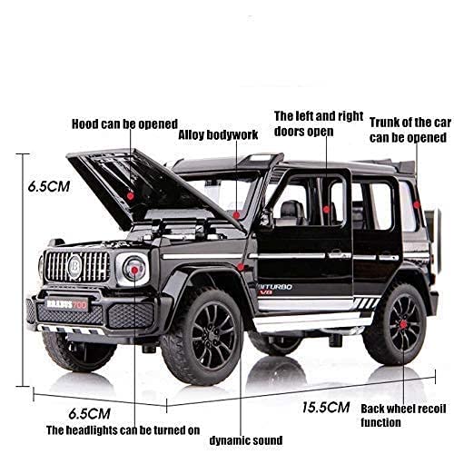 Image of 1:32 Scale BRABBUS 700 Toy Car|Metal Pullback Diecast Car for Kids with Openable Doors, Sound|Light Effects Toy for Car Enthusiasts|Color As Per Available