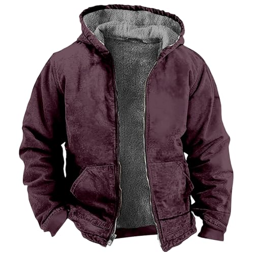 Sweatshirt en laine polaire chaude veste zippée homme manteau hiver