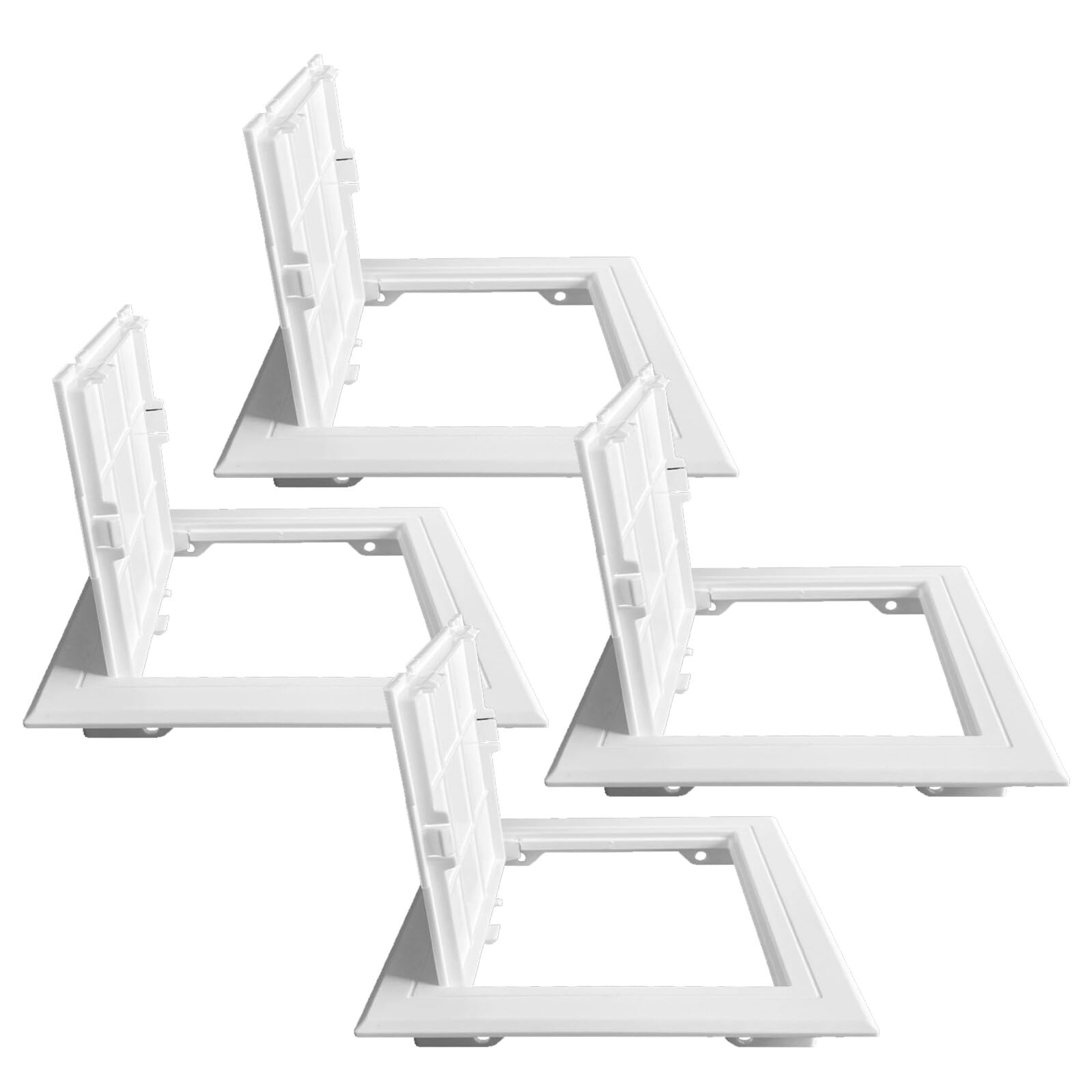 Puerta de inspección plástica Ciieeo 100x100 cm para mantenimiento en baño y cocina 4 uds