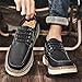 Hongshiyang Fashion Casual Shoes For Men Oxfords Mens Chelsea Boots Oxford Work Leather Dress Men's Formal Man Shoe Boat (Black, Adult, Men, 8.5, Numeric, US Footwear Size System, Medium)
