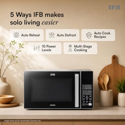 IFB 24L Solo Microwave Oven 24PM2S Silver - Image 4