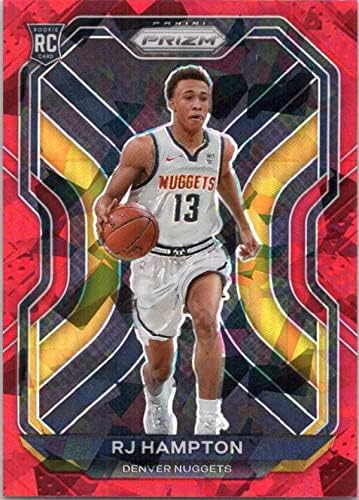 2020-21 PANINI PRIZM PRIZMS RED ICE #286 RJ HAMPTON RC NUGGETS BASKETBALL NBA