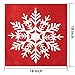 Jetec Christmas Cushion Covers - 18x18 Inch 4 Pieces Standard Pillow Cases for Indoor Christmas Decorations (Eye-catching Color)