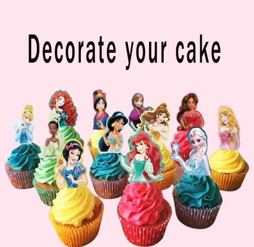 Décoration Cupcake Dessin Animé pour un Goûter d'Anniversaire Magique - 5