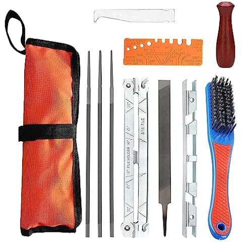 Universal Chainsaw Sharpening Kit with Files Cover