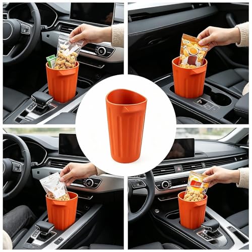 Papelera para puerta de coche que soluciona la acumulación de residuos en ruta 5