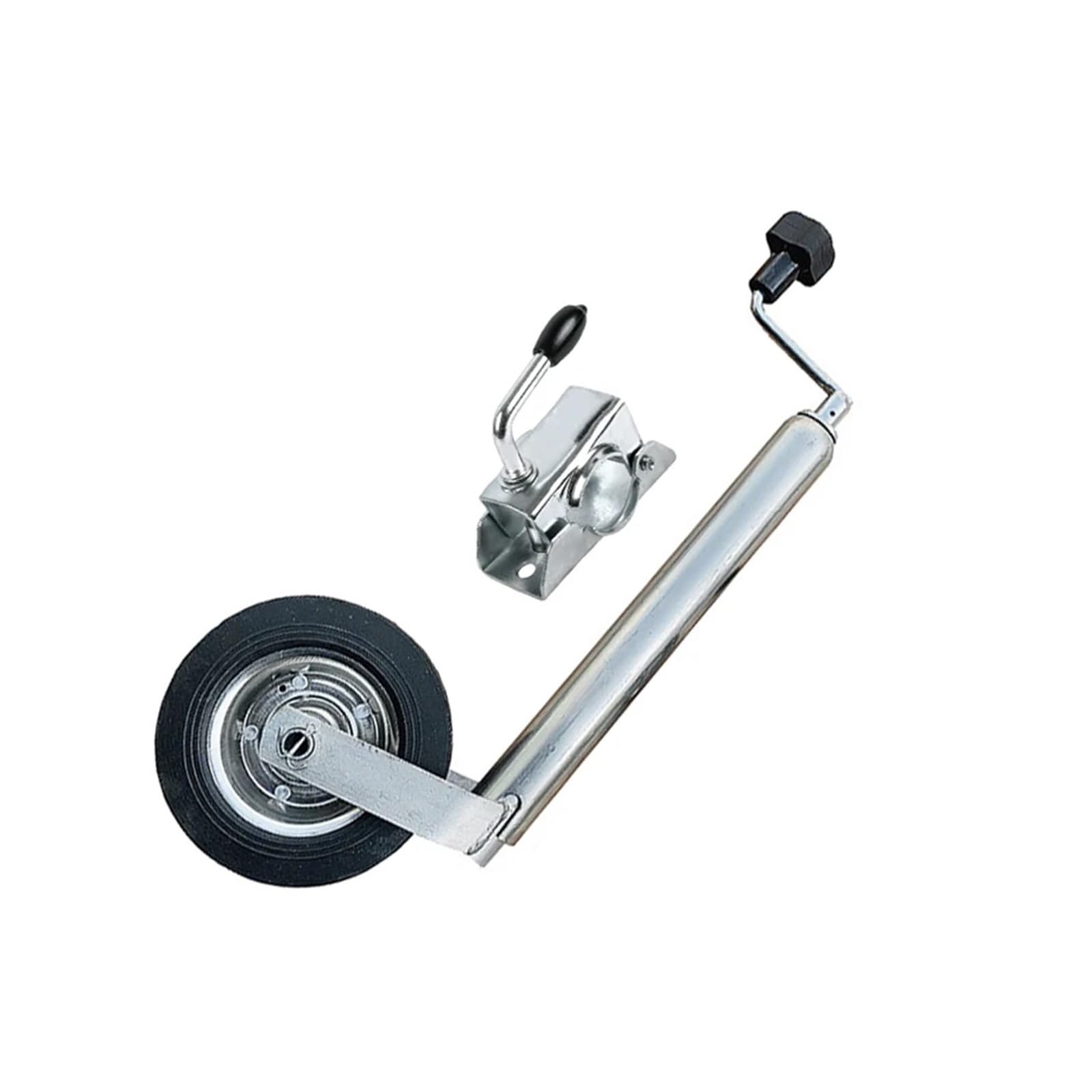 Soporte for rueda de remolque RV con abrazadera, tapa de tubo de 48MM, 150KG, accesorios for caravana, piezas for Camper,Confiable