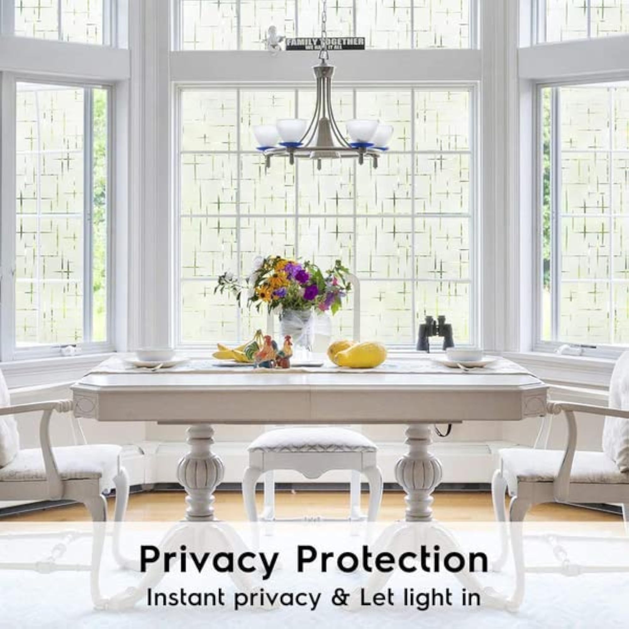 Opaque Frosted Static Cling Window Sticker, 60cm x 200cm