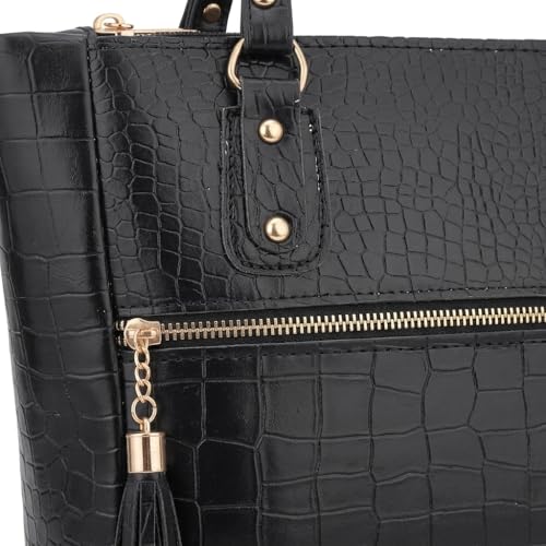 Image of AVERAA Women Handbag Combo Set (Medium + Mini) Croco Texture Faux Leather
