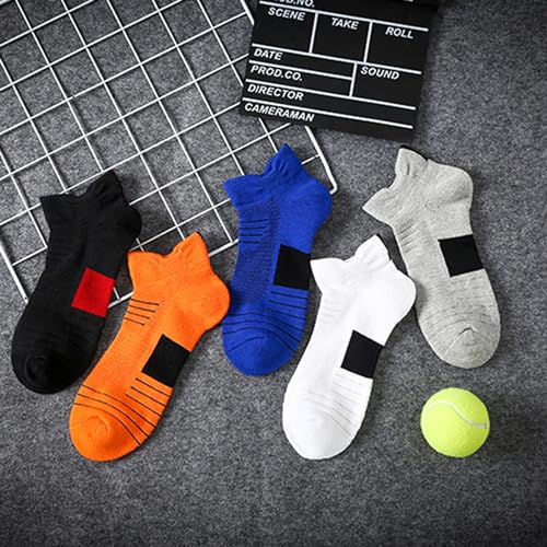Basketball Socks Men Towel Bottom Non-Slip Ankle Sport Socks Reduce Ankle Pressure 6 Pairs2