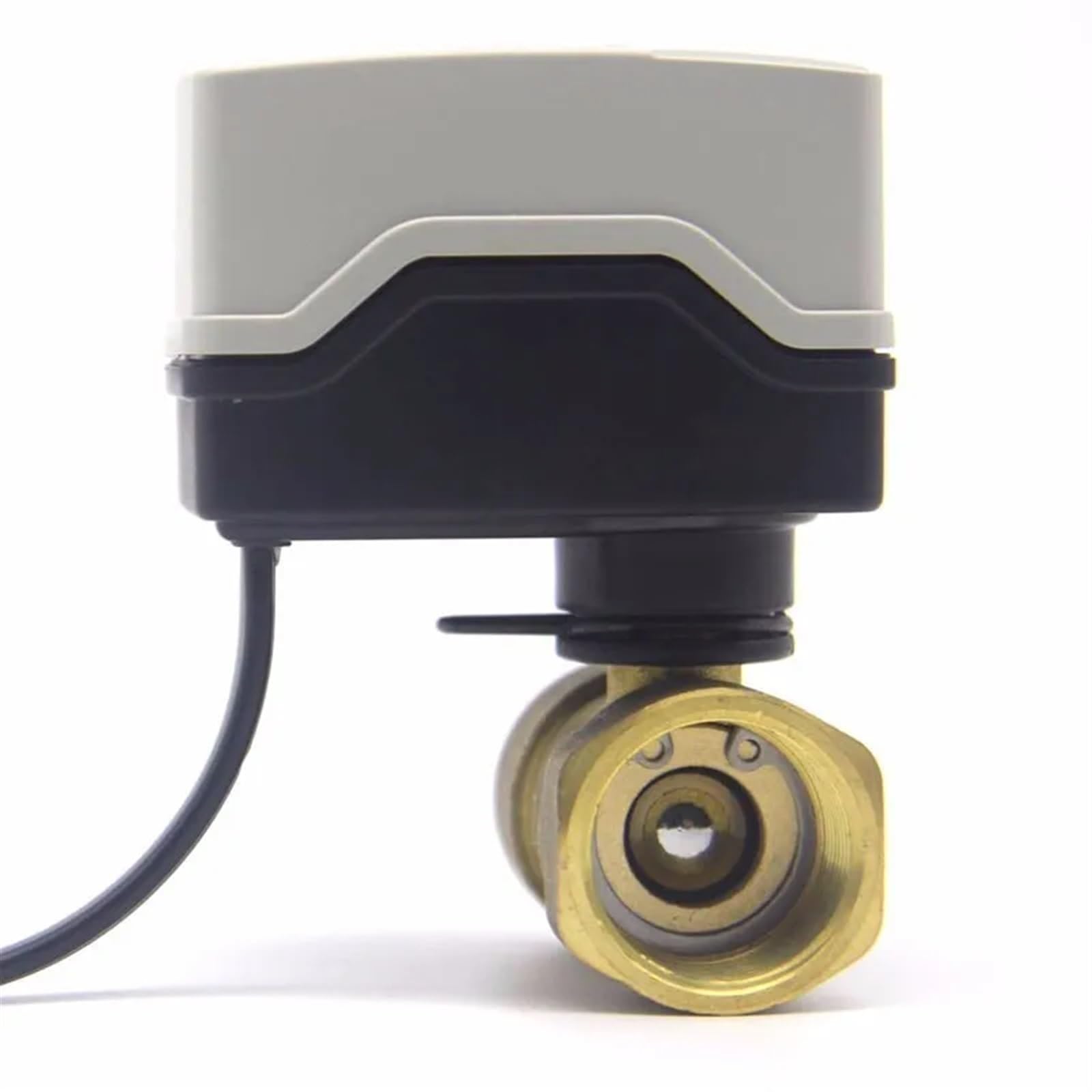 Globe motorisé à Moteur de Petite Taille, Boule motorisée à Eau électrique, vanne à 2 Voies, Support d'action d'électricité Chaude, en Laiton personnalisé