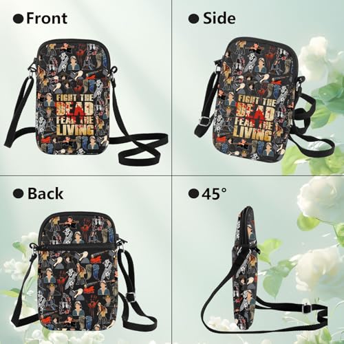 WZMPA Rick Grimes Crossbody Bag Daryl Dixon & Negan Fans Gift Zombie TV series Shoulder Bag Carl & Michonne Fans Gift4